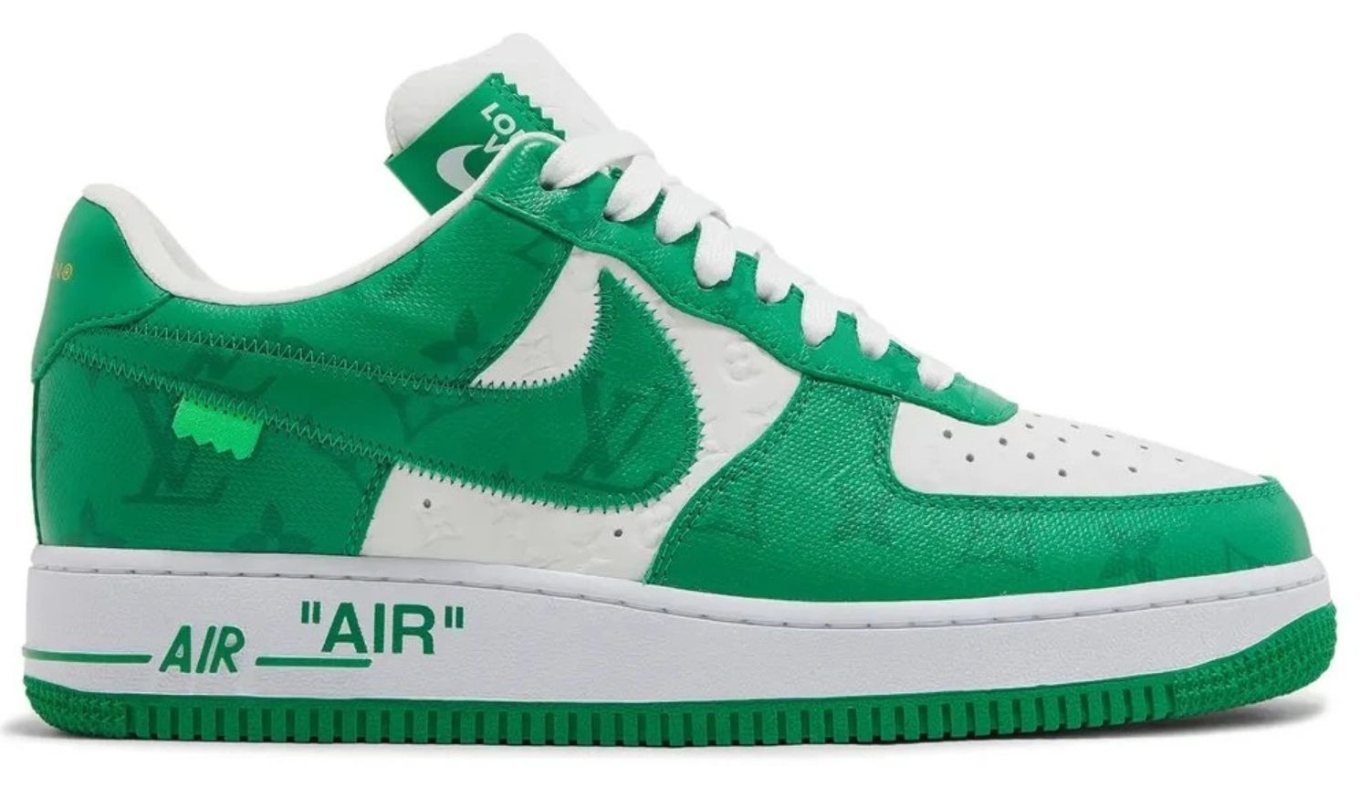 Nike x Louis Vuitton Air Force 1 Low By Virgil Abloh "White Green"