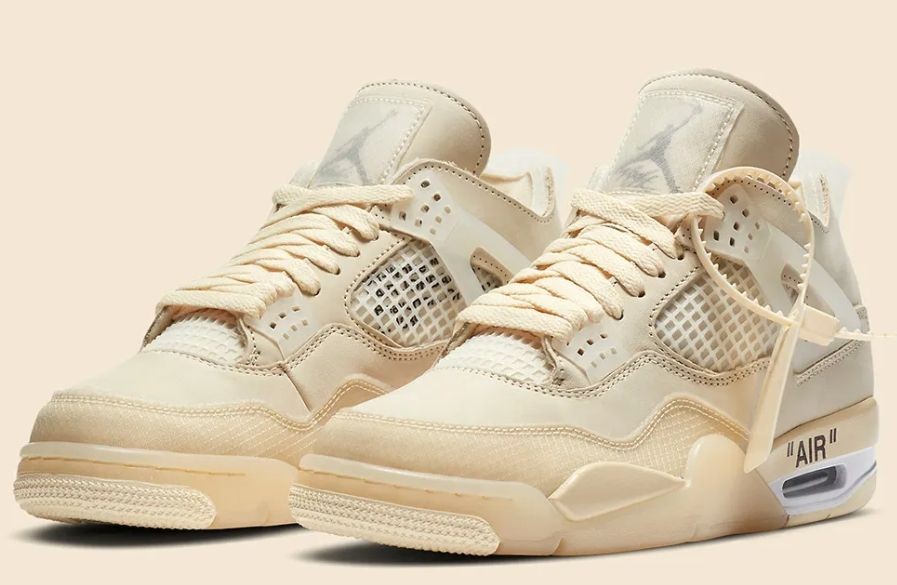 Jordan 4 Retro Off-White Sail Reps